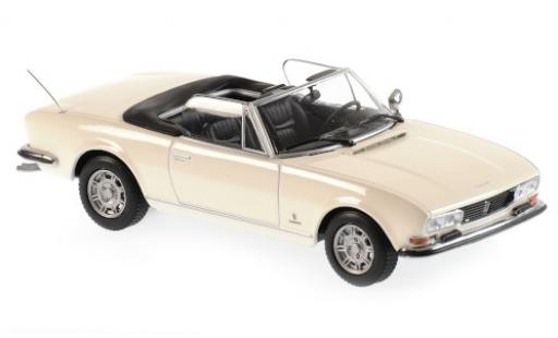 Peugeot 504 1/43 Maxichamps Cabriolet white 1977 diecast model cars