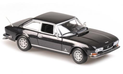 Peugeot 504 1/43 Maxichamps Coupe metallic anthrazit 1976 diecast model cars