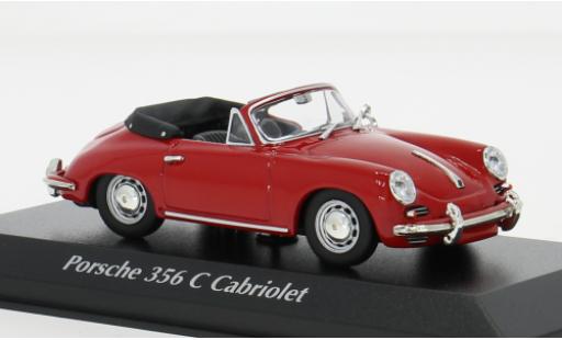Diecast model cars Porsche 356 1/43 Maxichamps C Cabriolet rot 1965 1:43 Porsche 356 1/43 Maxichamps C Cabriolet rot 1965 1:43 diecast model cars