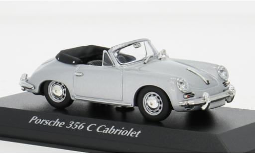 Diecast model cars Porsche 356 1/43 Maxichamps C Cabriolet silber 1965 1:43 Porsche 356 1/43 Maxichamps C Cabriolet silber 1965 1:43 diecast model cars