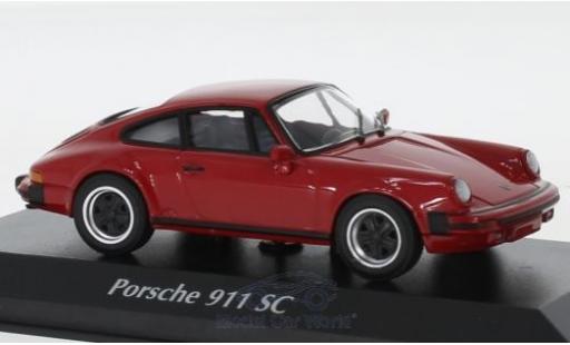 Porsche 930 1/43 Maxichamps 911 SC red 1979 diecast model cars