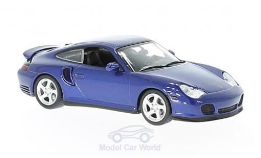 Porsche 996 Turbo 1/43 Maxichamps 911 Turbo () metallic blue 1999 diecast model cars
