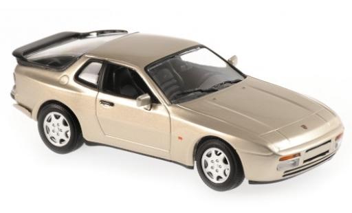 Diecast model cars Porsche 944 1/43 Maxichamps S2 metallic beige 1989 Porsche 944 1/43 Maxichamps S2 metallic beige 1989 diecast model cars