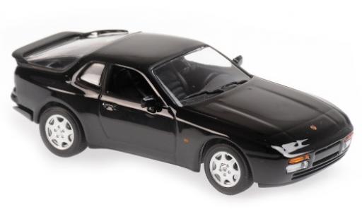 Diecast model cars Porsche 944 1/43 Maxichamps S2 black 1989 Porsche 944 1/43 Maxichamps S2 black 1989 diecast model cars