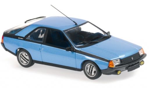 Renault Fuego 1/43 Maxichamps metallic blue 1984 diecast model cars
