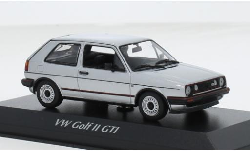 Diecast model cars Volkswagen Golf 1/43 Maxichamps II GTI 16V silber 1985 1:43 Volkswagen Golf 1/43 Maxichamps II GTI 16V silber 1985 1:43 diecast model cars