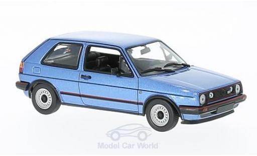 Volkswagen Golf V 1/43 Maxichamps II GTI metallic blue 1985 diecast model cars
