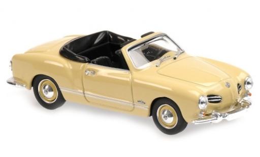Diecast model cars Volkswagen Karmann 1/43 Maxichamps Ghia Cabriolet (Typ 14) beige 1955 Volkswagen Karmann 1/43 Maxichamps Ghia Cabriolet (Typ 14) beige 1955 diecast model cars