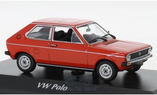 Diecast model cars Volkswagen Polo 1/43 Maxichamps red 1979 Volkswagen Polo 1/43 Maxichamps red 1979 diecast model cars