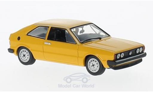 Diecast model cars Volkswagen Scirocco 1/43 Maxichamps yellow 1974 Volkswagen Scirocco 1/43 Maxichamps yellow 1974 diecast model cars