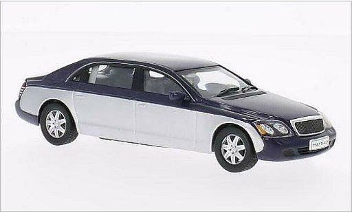 Maybach 62 Base 1/43 WhiteBox metallic blue/grey 2009 diecast model cars