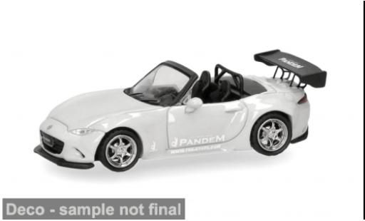 Diecast model cars Mazda MX -5 Rocket Bunny grau 1/87 Micro City 87