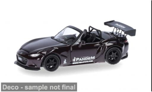 Diecast model cars Mazda MX -5 Rocket Bunny lila 1/87 Micro City 87
