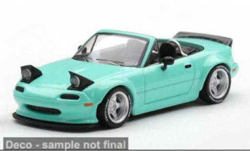 Mazda MX5 1/64 Mini GT (NA) Pandem Body Kit t&uuml;rkis 2026 1:64