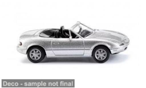 Mazda MX5 1/87 Wiking silber 1989 1:87 diecast model cars