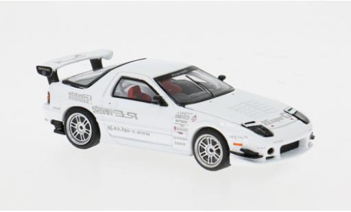Diecast model cars Mazda RX7 (FC3S) weiss 1986 1/64 Pop Race
