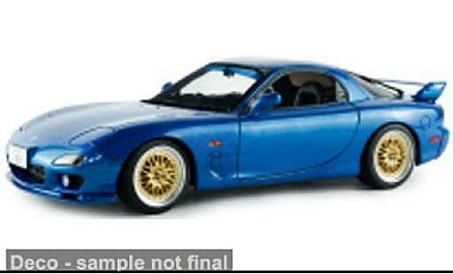 Diecast model cars Mazda RX7 (FD3S) blau 1999 1/18 Solido