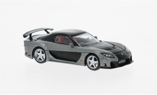 Mazda RX7 1/64 Mini GT (FD3S) grau/schwarz 2011 1:64 diecast model cars
