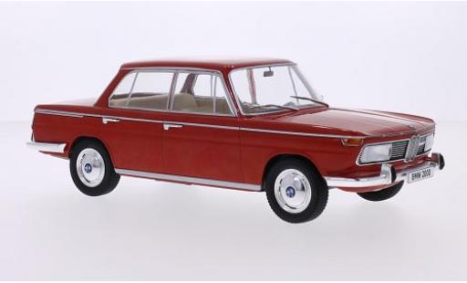 Bmw 2000 1/18 MCG (Typ 120) red 1966 les portes et capos fermé diecast model cars