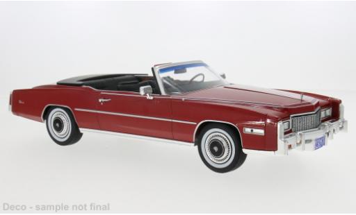 Diecast model cars Cadillac Eldorado 1/18 MCG Cabriolet metallise rot 1976 1:18 Cadillac Eldorado 1/18 MCG Cabriolet metallise rot 1976 1:18 diecast model cars