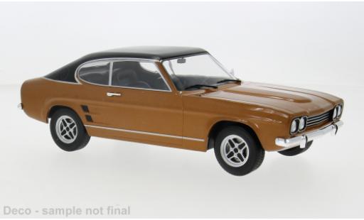 Diecast model cars Ford Capri 1/18 MCG MK I GXL metallise braun/matt-schwarz 1973 1:18 Ford Capri 1/18 MCG MK I GXL metallise braun/matt-schwarz 1973 1:18 diecast model cars