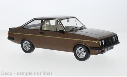Diecast model cars Ford Escort 1/18 MCG MK II RS 2000 metallise braun 1977 1:18 Ford Escort 1/18 MCG MK II RS 2000 metallise braun 1977 1:18 diecast model cars