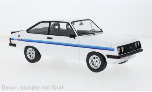 Diecast model cars Ford Escort 1/18 MCG MK II RS 2000 weiss 1977 1:18 Ford Escort 1/18 MCG MK II RS 2000 weiss 1977 1:18 diecast model cars