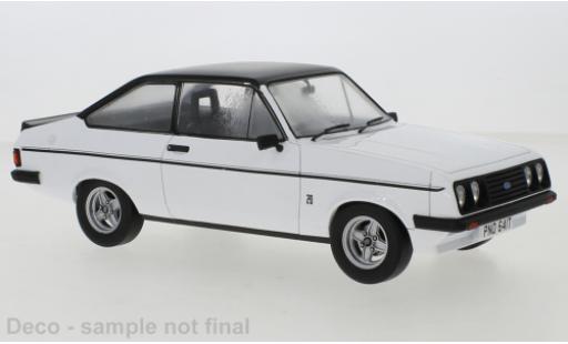 Diecast model cars Ford Escort 1/18 MCG MK II RS 2000 white/matt-black 1977 Ford Escort 1/18 MCG MK II RS 2000 white/matt-black 1977 diecast model cars