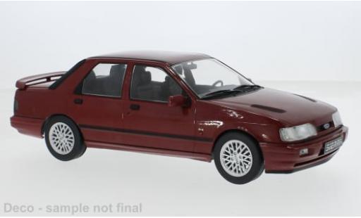 Ford Sierra 1/18 MCG Cosworth 4x4 metallise rot 1990 1:18 diecast model cars