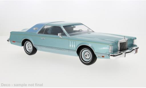 Diecast model cars Lincoln Continental 1/18 MCG Mark V metallise blau 1978 1:18 Lincoln Continental 1/18 MCG Mark V metallise blau 1978 1:18 diecast model cars