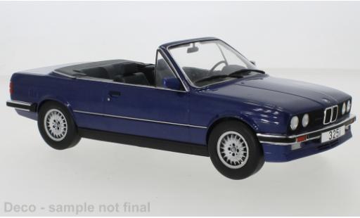 Diecast model cars Bmw 325 1/18 MCG i (E30) Cabriolet metallise blue 1985 Bmw 325 1/18 MCG i (E30) Cabriolet metallise blue 1985 diecast model cars
