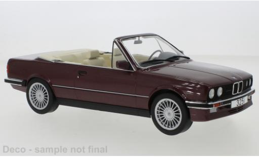 Diecast model cars Bmw 325 1/18 MCG i (E30) Cabriolet metallise red 1985 Bmw 325 1/18 MCG i (E30) Cabriolet metallise red 1985 diecast model cars