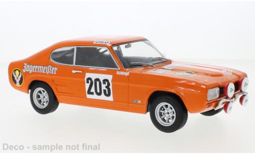 Diecast model cars Ford Capri 1/18 MCG Mk I No.203 Rallye Monte Carlo 1973 Ford Capri 1/18 MCG Mk I No.203 Rallye Monte Carlo 1973 diecast model cars