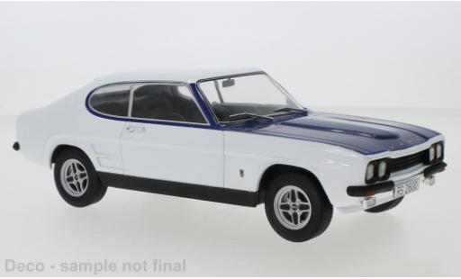 Diecast model cars Ford Capri 1/18 MCG MK I RS 2600 white/blue 1973 Ford Capri 1/18 MCG MK I RS 2600 white/blue 1973 diecast model cars