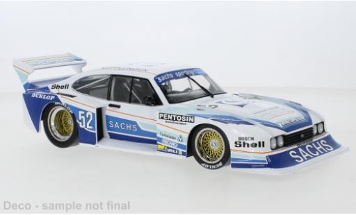 Diecast model cars Ford Capri 1/18 MCG Turbo Gr.5 No.52 Sachs DRM Zolder 1980 Ford Capri 1/18 MCG Turbo Gr.5 No.52 Sachs DRM Zolder 1980 diecast model cars