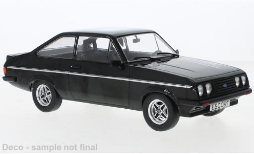 Diecast model cars Ford Escort 1/18 MCG MK II RS 2000 black 1977 Ford Escort 1/18 MCG MK II RS 2000 black 1977 diecast model cars