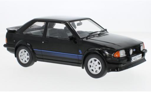 Diecast model cars Ford Escort 1/18 MCG MK III RS Turbo black 1985 Ford Escort 1/18 MCG MK III RS Turbo black 1985 diecast model cars