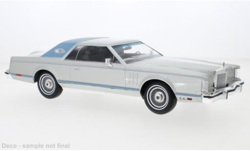 Diecast model cars Lincoln Continental 1/18 MCG Mark V grey 1978 Lincoln Continental 1/18 MCG Mark V grey 1978 diecast model cars