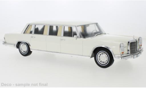 Diecast model cars Mercedes 600 1/18 MCG (W100) white 1969 Mercedes 600 1/18 MCG (W100) white 1969 diecast model cars
