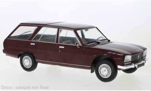 Diecast model cars Peugeot 504 1/18 MCG Break red foncé 1976 Peugeot 504 1/18 MCG Break red foncé 1976 diecast model cars