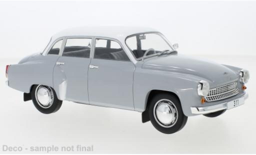 Diecast model cars Wartburg 311 1/18 MCG grey/white 1959 Wartburg 311 1/18 MCG grey/white 1959 diecast model cars