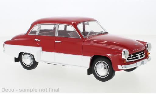 Diecast model cars Wartburg 311 1/18 MCG red/white 1955 Wartburg 311 1/18 MCG red/white 1955 diecast model cars