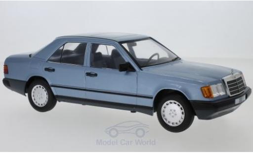 Mercedes 300 1/18 MCG E (W124) metallic blue 1984 diecast model cars
