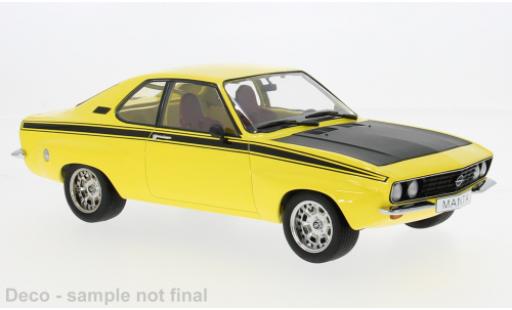 Diecast model cars Opel Manta 1/18 MCG A Irmscher gelb/schwarz 1974 1:18 Opel Manta 1/18 MCG A Irmscher gelb/schwarz 1974 1:18 diecast model cars