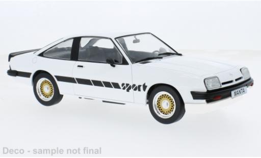 Diecast model cars Opel Manta 1/18 MCG B Sport weiss 1980 1:18 Opel Manta 1/18 MCG B Sport weiss 1980 1:18 diecast model cars