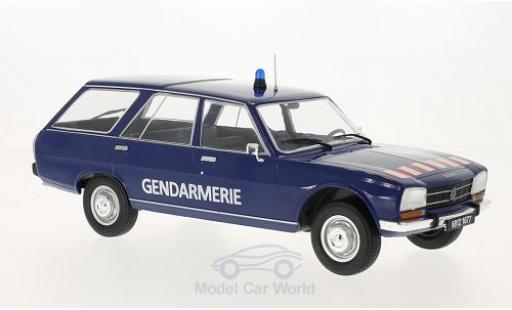 Diecast model cars Peugeot 504 Break 1/18 MCG Break blue Gendarmerie 1976 Türen und Hauben geschlossen Peugeot 504 Break 1/18 MCG Break blue Gendarmerie 1976 Türen und Hauben geschlossen diecast model cars