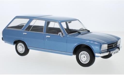 Diecast model cars Peugeot 504 1/18 MCG Break metallic blue 1976 Peugeot 504 1/18 MCG Break metallic blue 1976 diecast model cars