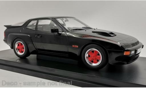Porsche 924 1/18 MCG Carrera GT black 1981 mit reden Felgen diecast model cars