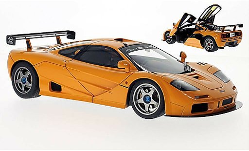 McLaren F1 LM Edition 1/18 Autoart orange 1995 diecast model cars