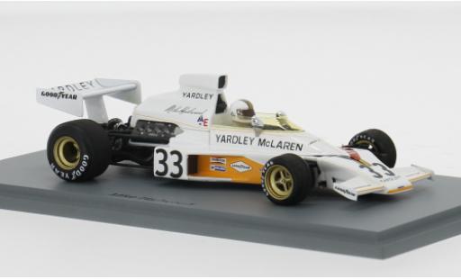 McLaren M23 1/43 Spark Formel 1 GP Niederlande 1974 #33 M.Hailwood 1:43 diecast model cars